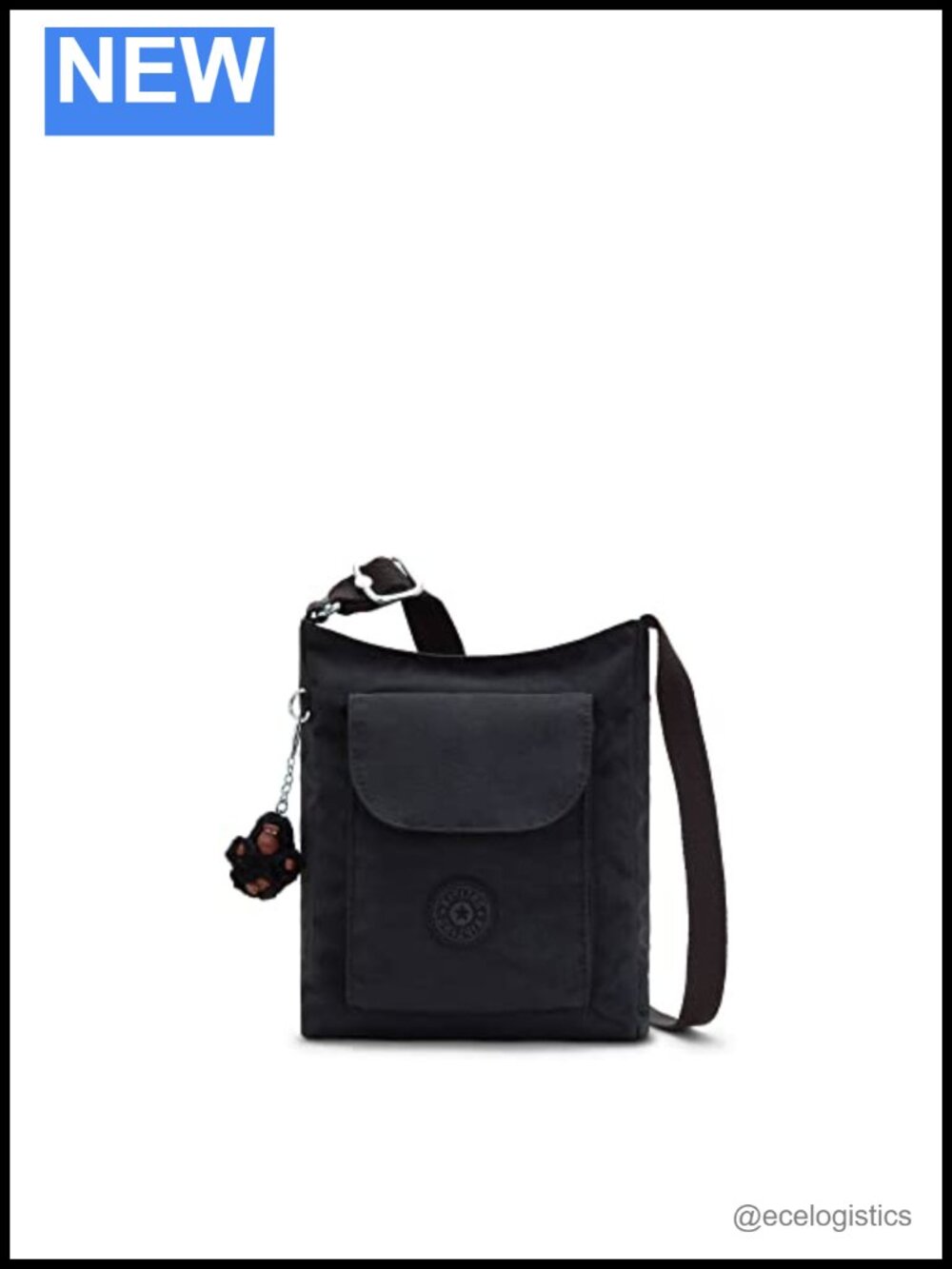 Kipling Julieta Nylon Messenger Crossbody Bag Adjustable Strap